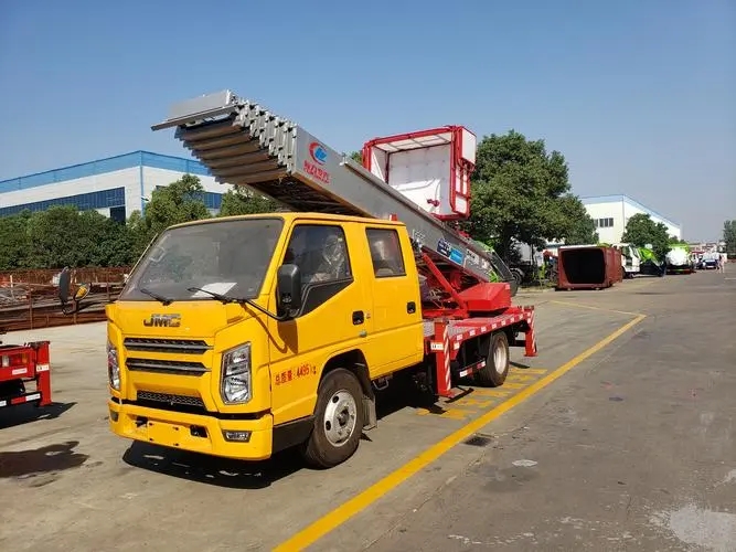 平山县附近云梯车出租 砂石搬运